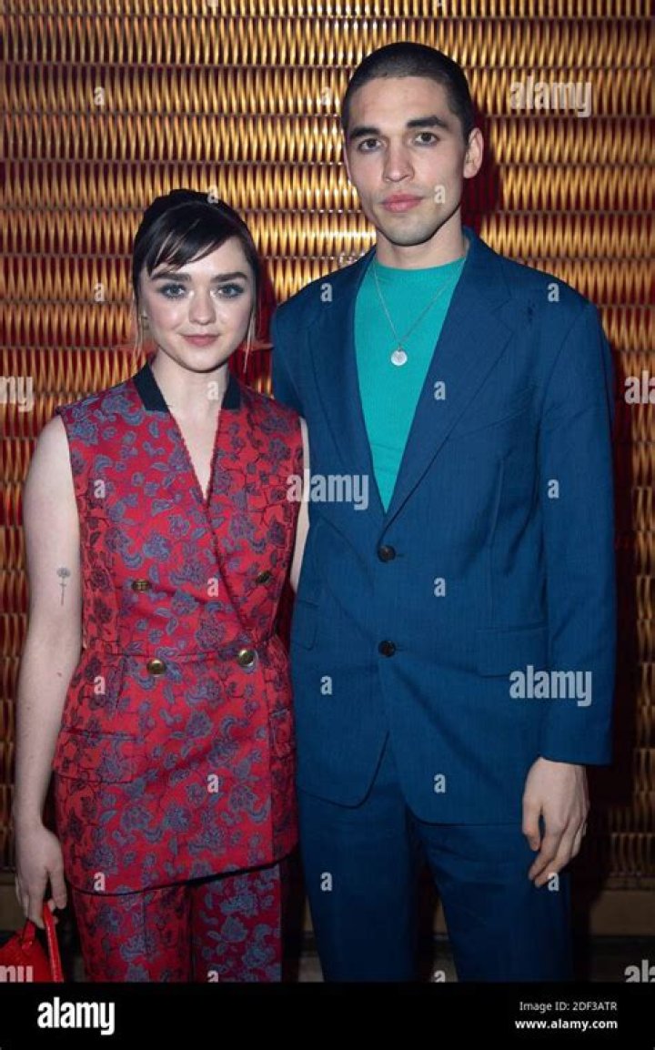 Maisie Williams and her boyfriend Reuben Selby In Paris