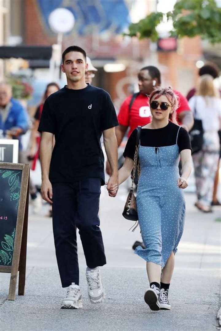 Maisie Williams and Reuben Selby