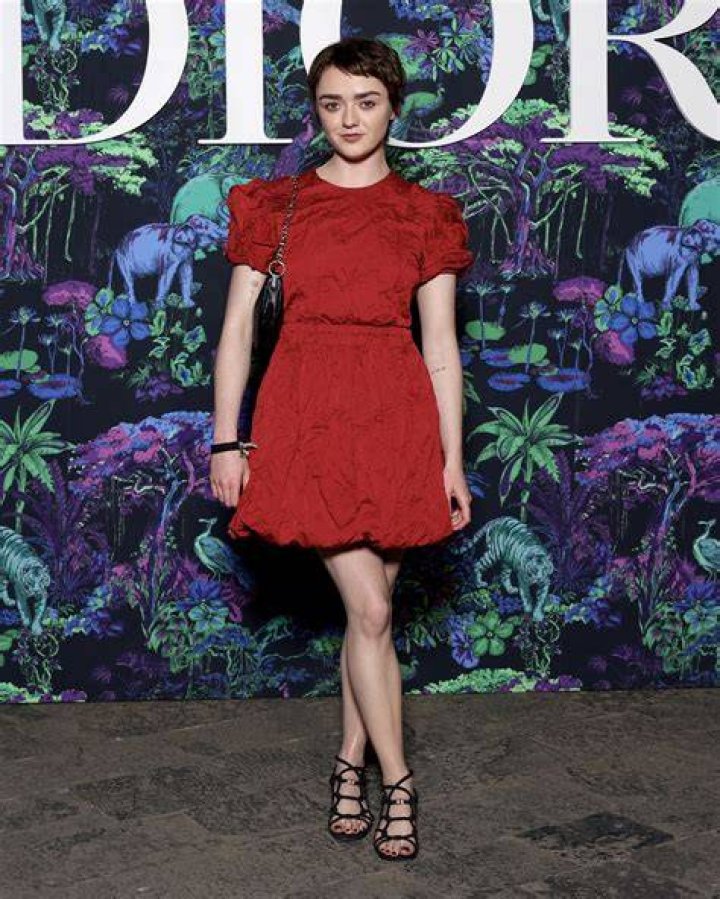 Maisie Williams at Christian Dior fashion show