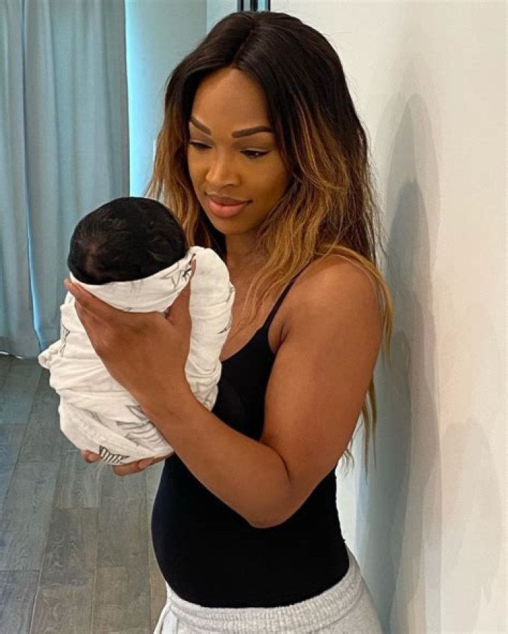 Malika Haqq Glows As She Cradles Adorable Baby Son Ace, 2 Weeks, At Home — See Pic