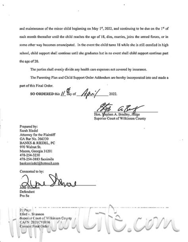 Mama June court docs 