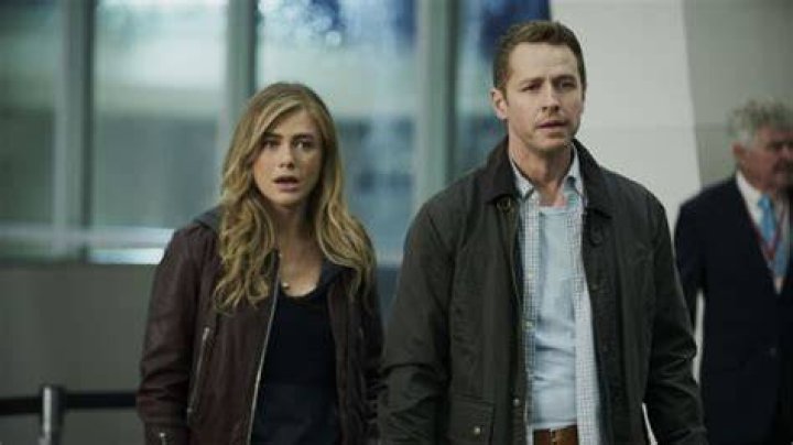MANIFEST SEASON 04. (L to R) Luna Blaise as Olive Stone, Luna Blaise as Olive Stone in Manifest Season 04. Josh Dallas as Ben Stone, Josh Dallas as Ben Stone in Manifest Season 04. Cr. Netflix &copy; 2022