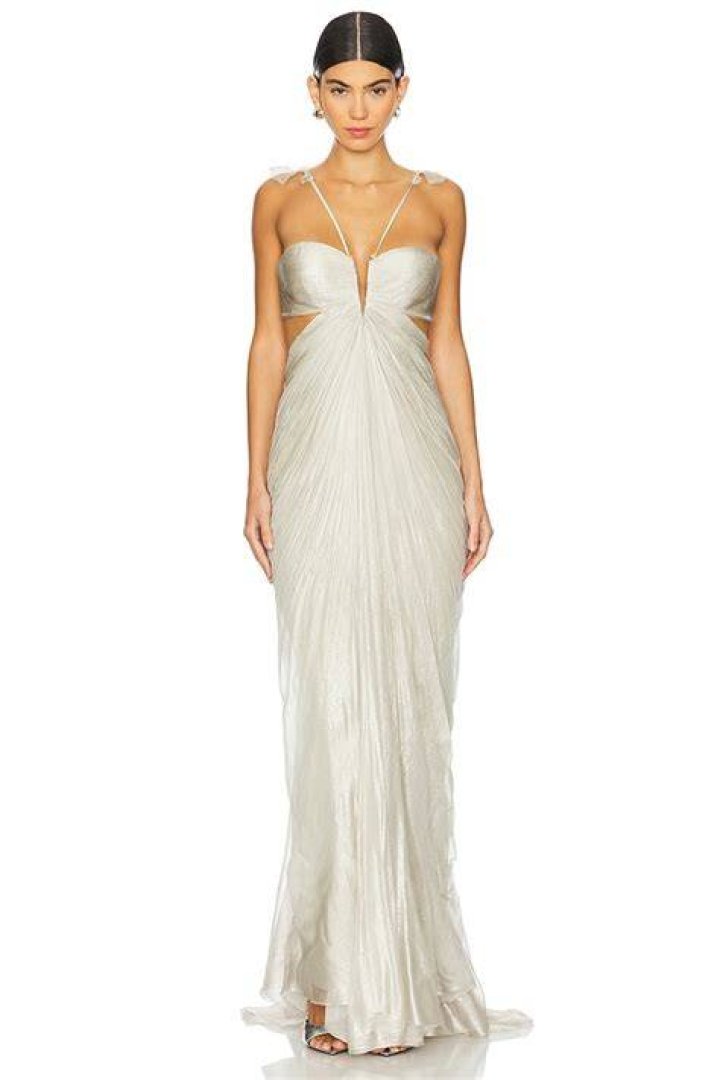 Maria Menounos Rocks White Gown