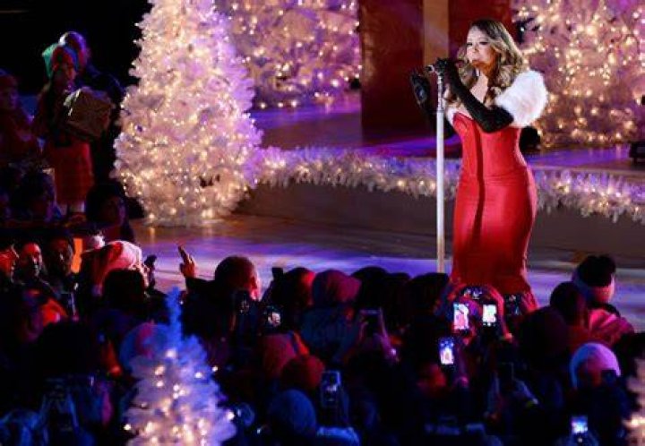 Mariah Carey Rockefeller Center Christmas Tree Lighting