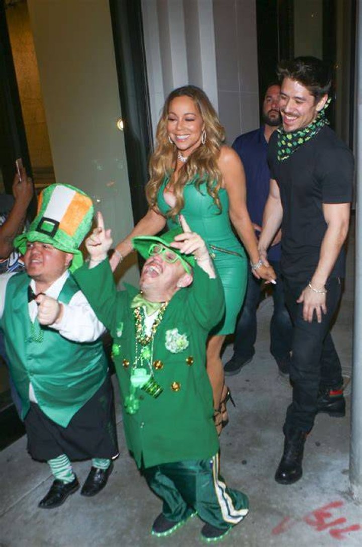 mariah carey st patricks day dress