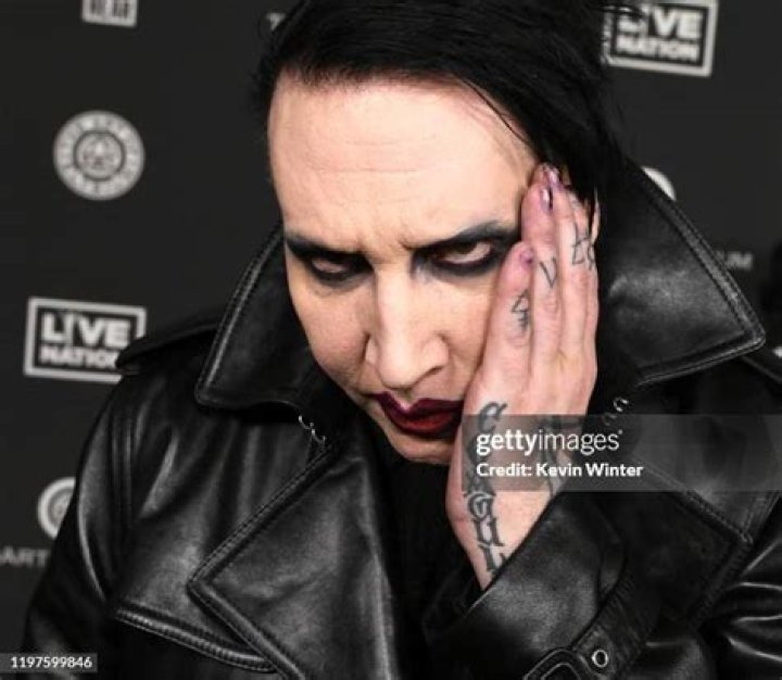Marilyn Manson arrives at the Vanity Fair Oscar Party, in Beverly Hills, Calif 92nd Academy Awards - Vanity Fair Oscar Party, Beverly Hills, USA - 09 Feb 2020