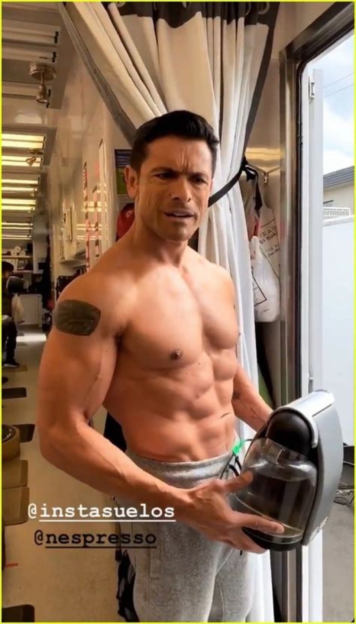 Mark Consuelos shirtless