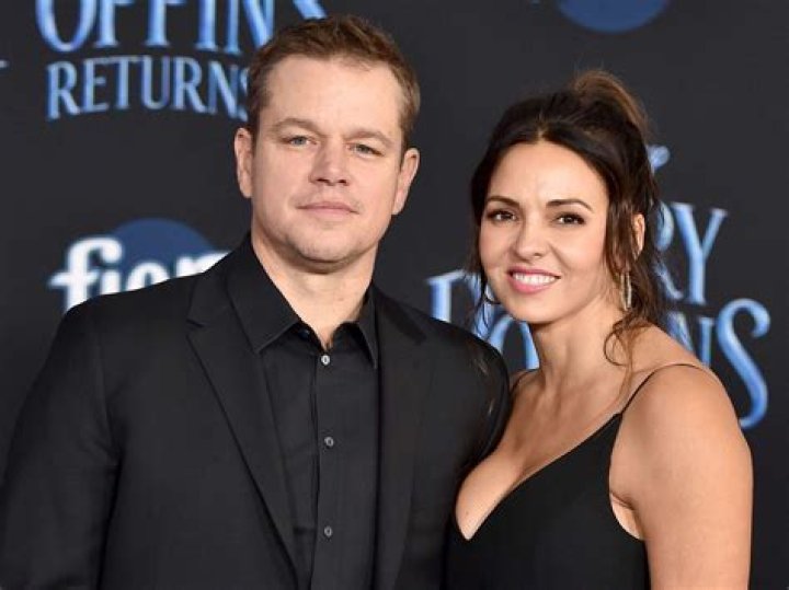 Matt Damon and Luciana Barroso