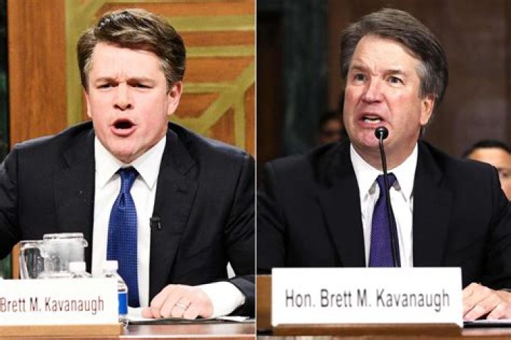 Matt Damon as Brett Kavanaugh