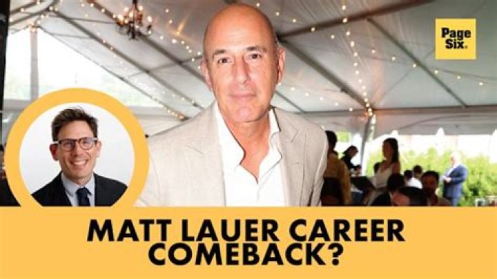 Matt Lauer at a NYC Gala