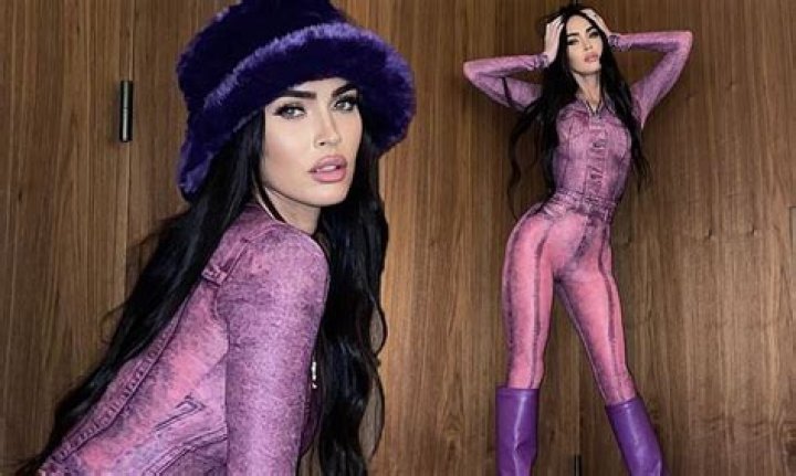 Megan Fox Models Purple Jumpsuit & Knee-High Boots: Photos – Hollywood Life