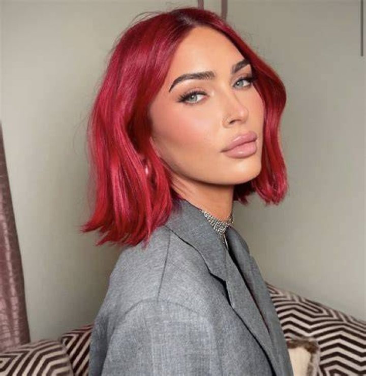 megan fox red hair