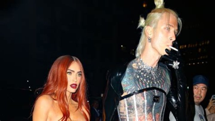 Megan Fox’s Red Hair & Gold Dress With MGK At Time100 Gala: Photos – Hollywood Life