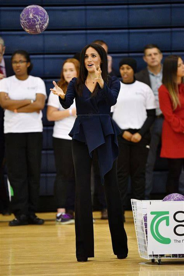 Meghan Duchess of SussexCoach Core Awards, Loughborough University, UK - 24 Sep 2018WEARING OSCAR DE LA RENTA JACKET AND ALTUZARRA TROUSERS