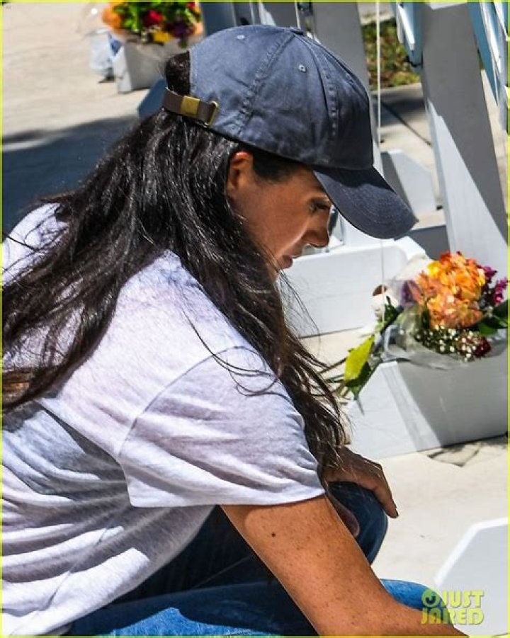 Meghan Markle Visits Memorial in Uvalde