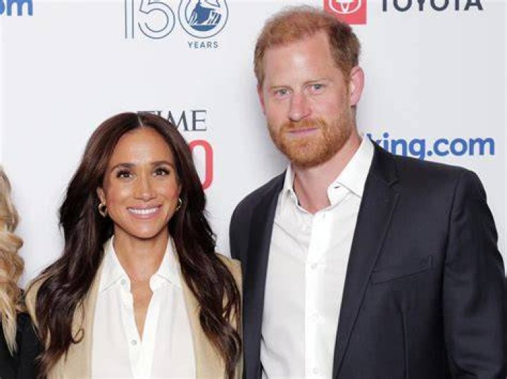 Meghan Markle&rsquo;s black underwear shows through her sheer skirt