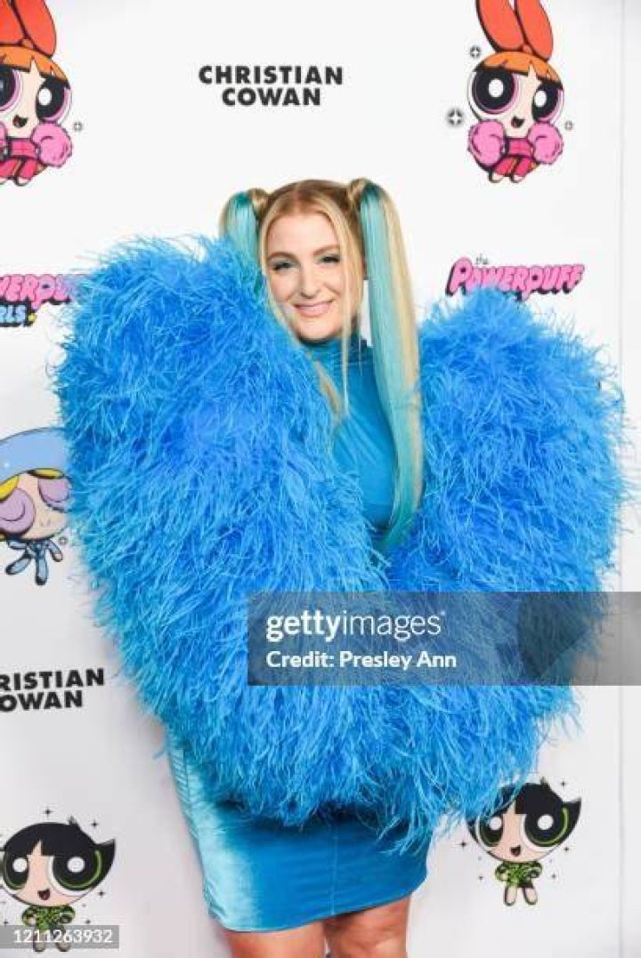Meghan Trainor attends Christian Cowan X The Powerpuff Girls Season II Runway Show at NeueHouse, in Los Angeles Christian Cowan X The Powerpuff Girls Season II Runway Show - Arrivals, Los Angeles, USA - 08 Mar 2020