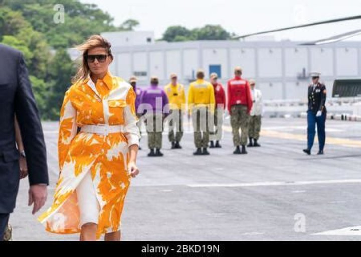 Melania Arrives In Japan