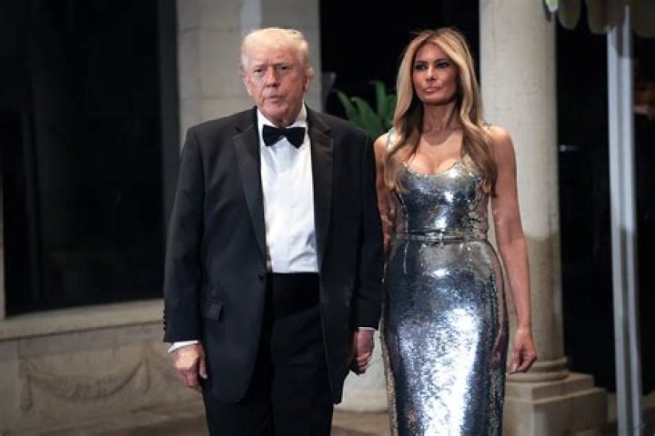 Melania Trump At A Dinner In England