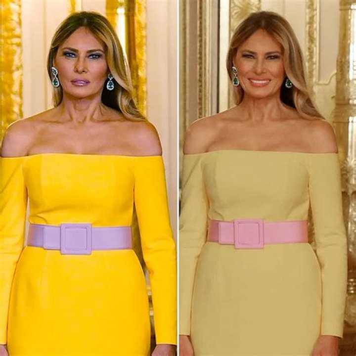 Melania Trump Dons Pink