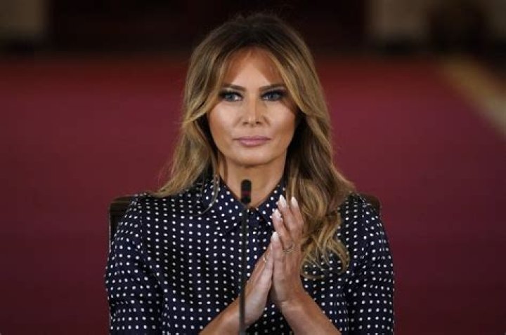 Melania Trump in Polka Dots