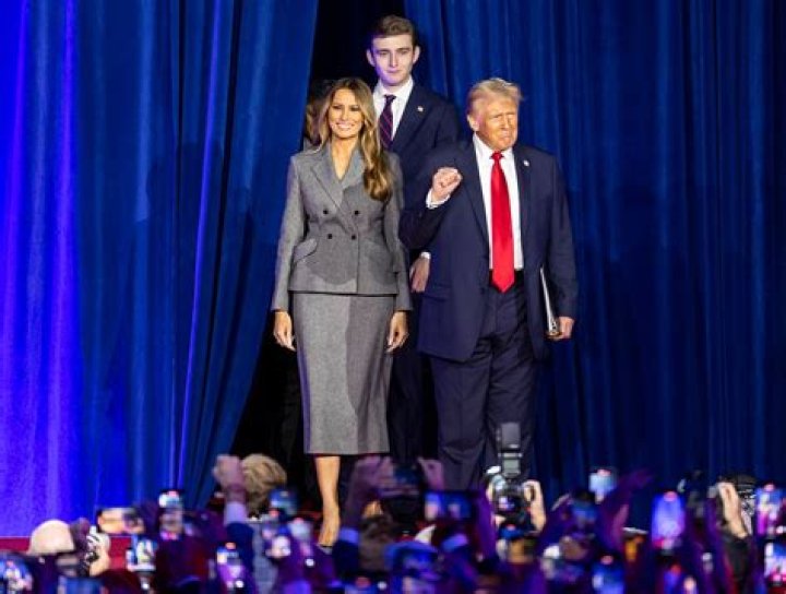 Melania Trump With Son Barron