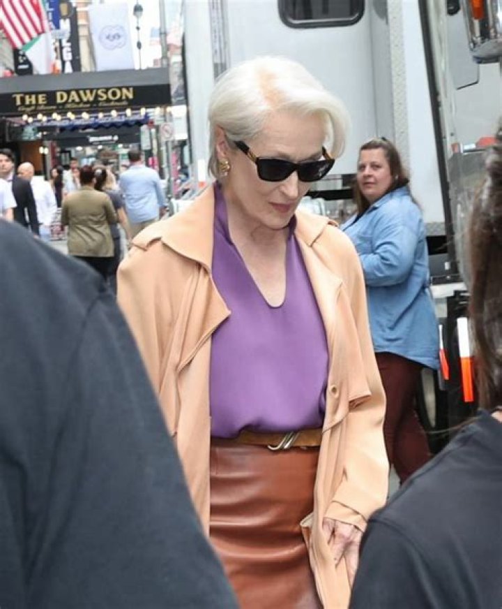 Meryl Streep On The Set Of &lsquo;The Prom&rsquo;