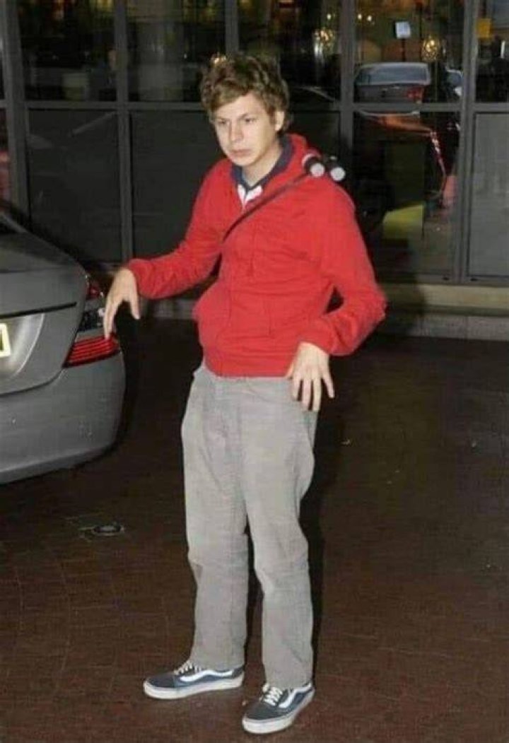 Michael Cera poses