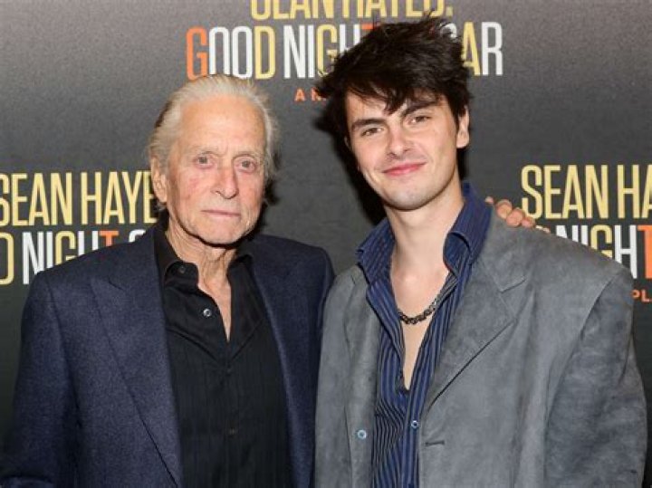 Michael Douglas and Dylan Michael Douglas 'Good Night, Oscar' Broadway Opening Night, New York, USA - 24 Apr 2023