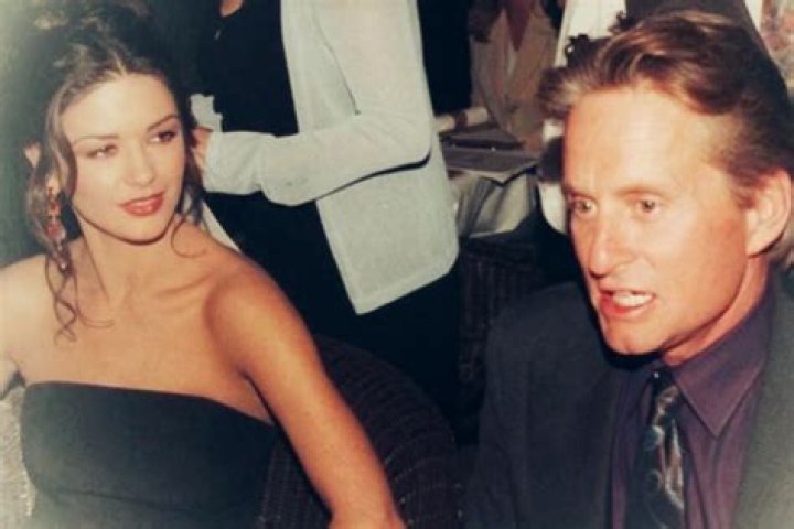 Michael Douglas, Catherine Zeta-Jones. Michael Douglas, left, and Catherine Zeta-Jones arrive at the 71st Primetime Emmy Awards, at the Microsoft Theater in Los Angeles 71st Primetime Emmy Awards - Limo Drop Off, Los Angeles, USA - 22 Sep 2019