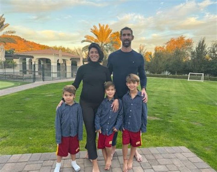 Michael Phelps and his family