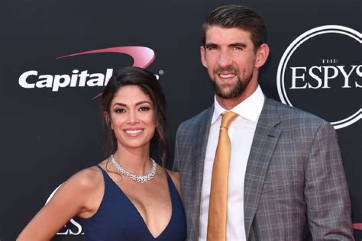 Michael Phelps and wife Nicole Johnson Nickelodeon Kids' Choice Sports Awards, Arrivals, Los Angeles, USA - 13 Jul 2017 2017 Kids' Choice Sports Awards