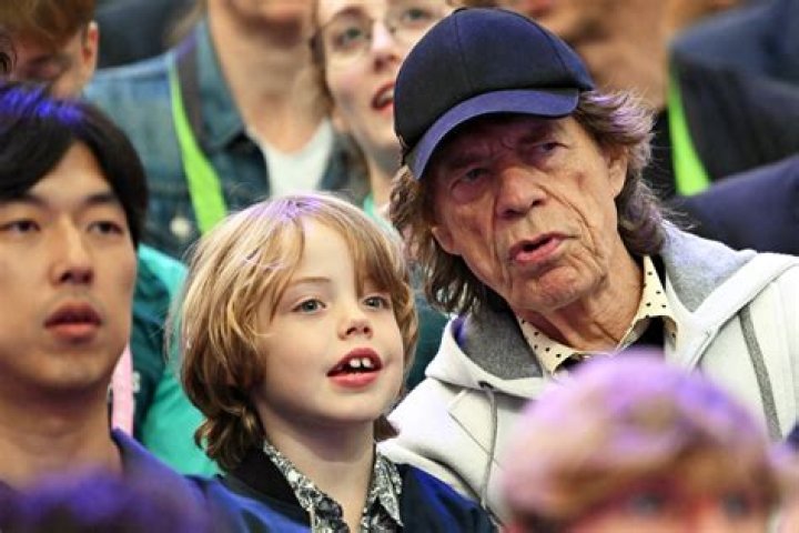 Mick Jagger & Kids In 1998