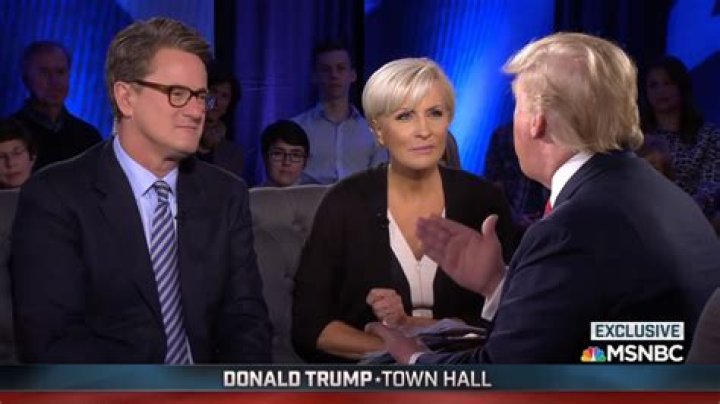 Mika Brzezinski and Donald Trump