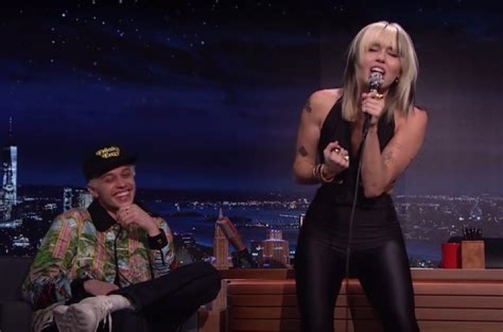 Miley Cyrus and Pete Davidson