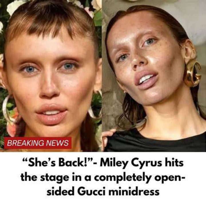 Miley Cyrus Hits The Stage