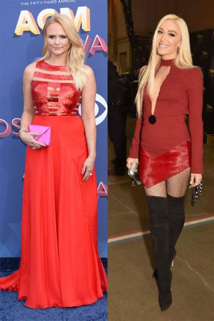 Miranda Lambert Vs. Gwen Stefani In Same Color Dresses