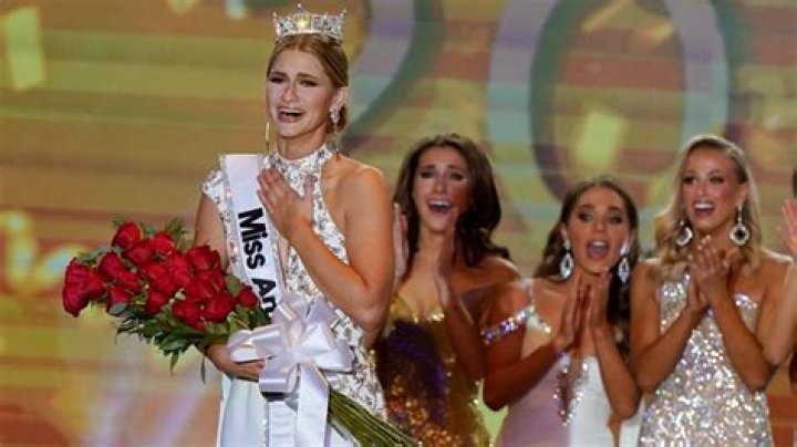 Miss Wisconsin Grace Stanke, left, acknowledges the audience moments after she was crowned as Miss America 2023 during the Miss America competition at the Mohegan Sun casino, in Uncasville, Conn Miss America, Uncasville, United States - 15 Dec 2022