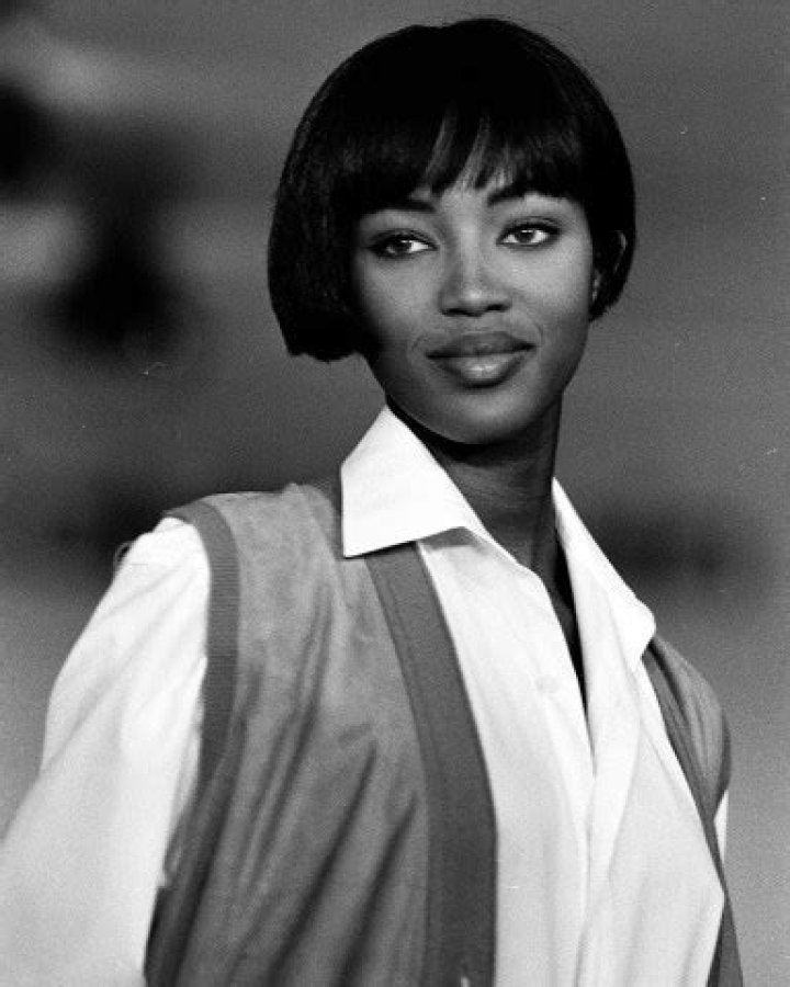 Model Naomi Campbell. Calvin Klein Collection Spring 1990 Ready To Wear Fashion Show - 31 Oct 1989
