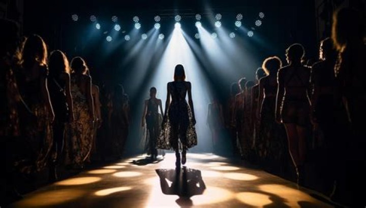 Model on the catwalk Pyer Moss Collection 3, Runway, Spring Summer 2020, New York Fashion Week, USA - 08 Sep 2019