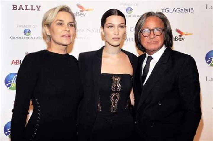 Model Yolanda Hadid, left, and music producer David Foster arrives at the Clive Davis Pre-GRAMMY Gala on in Beverly Hills, Calif 2013 Clive Davis Pre-GRAMMY Gala - Arrivals, Beverly Hills, USA