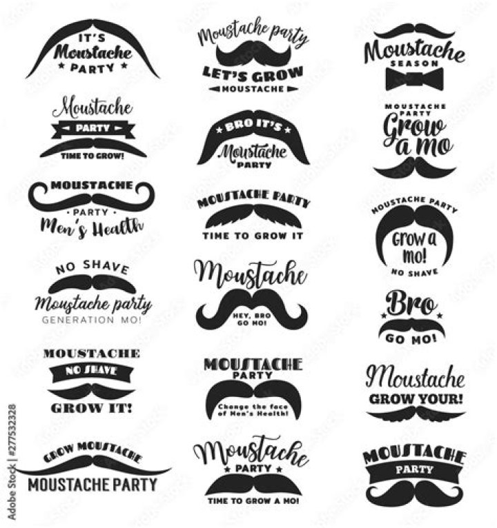 Moustaches for Movember
