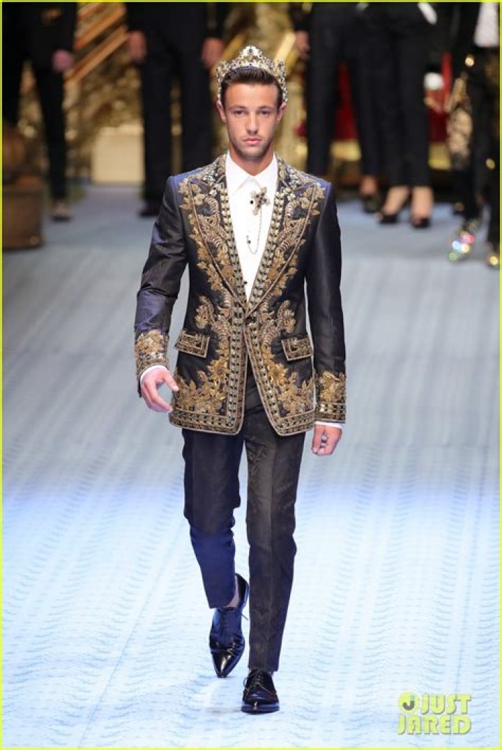Nash Grier Dolce & Gabbana show, Runway, Milan Fashion Week Men's, Italy - 17 Jun 2017