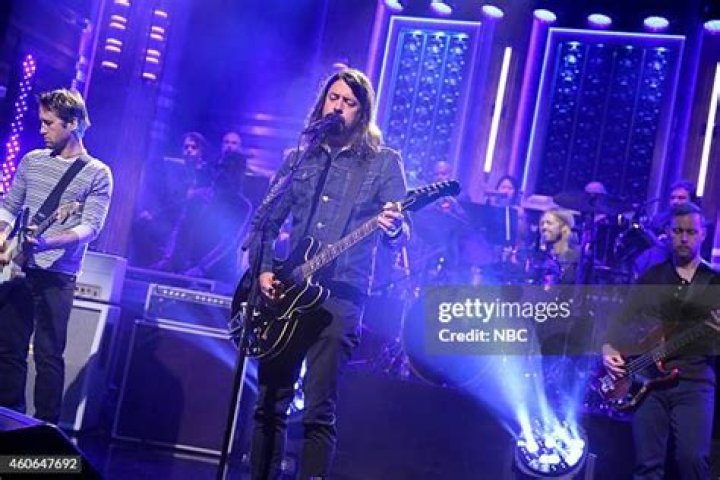 Nate Mendel, Dave Grohl, Taylor Hawkins, Director BJ McDonnell, Rami Jaffee, Chris Shiflett and Pat Smear Foo Fighters and Director BJ McDonnell at Los Angeles opening day screenings of Open Road's STUDIO 666, Los Angeles, CA, USA - 25 February 2022