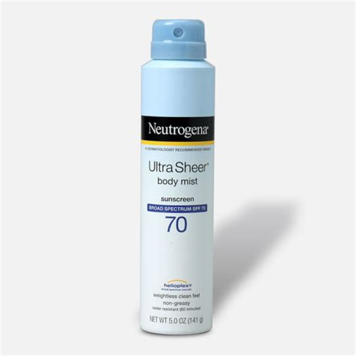 Neutrogena Ultra Sheer Body Mist Sunscreen