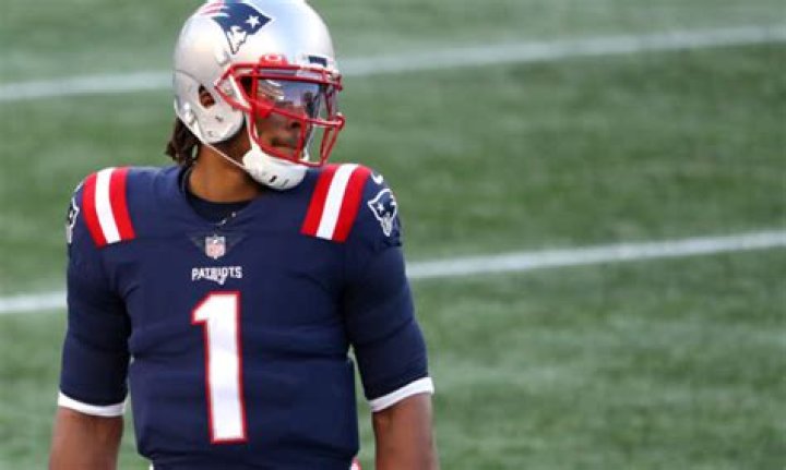 New England Patriots quarterback Cam Newton during the first half of an NFL preseason football game against the New York Giants, in East Rutherford, N.J Patriots Giants Football, East Rutherford, United States - 29 Aug 2021