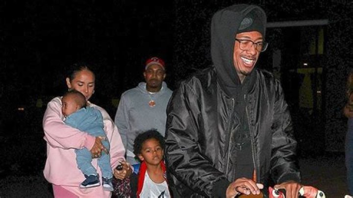 Nick Cannon Pushes Double Stroller With 2 Of His Babies, Heads Into Basketball Game With Brittany Bell