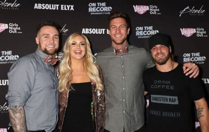 Nick Maccarone, Kat Dunn, Corey Brooks, Paulie Calafiore Vegas Girls Night Out hosts The 'Single and Mingle' Event, Las Vegas, USA - 15 Feb 2020