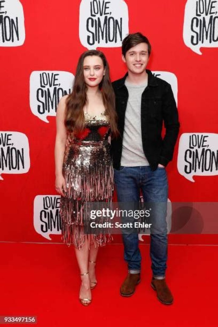 Nick Robinson With Katherine Langford At The 2018 GLSEN Respect Awards