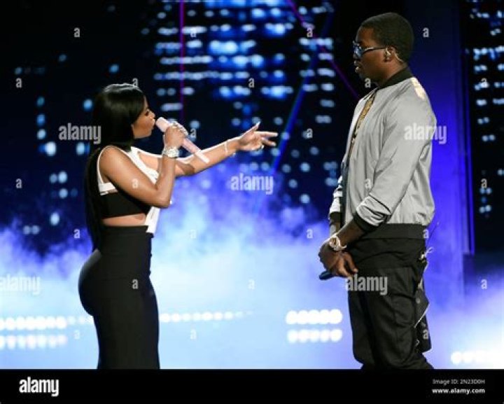 Nicki Minaj, left, and Meek Mill arrive at the BET Awards at the Microsoft Theater, in Los Angeles 2015 BET Awards - Arrivals, Los Angeles, USA - 28 Jun 2015